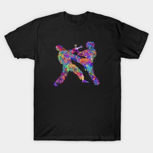 Taekwondo  watercolor art T-Shirt